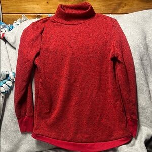 Serra Vibrant Red Cowl Neck Sweater